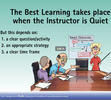 LECTURE LESS SO THEY LEARN MORE